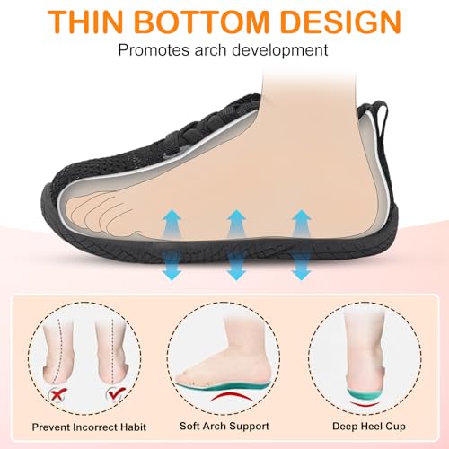 L-RUN Toddler Barefoot Boys Girls Tennis Shoes Wide Summer School Walking Sneakers Baby First Walking Shoes3