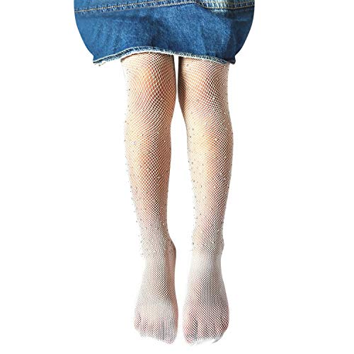 Evelin LEE Little Girls Sparkle Tights Stockings Glitter Mesh Sock Leggings Toddler Pantyhose Pants