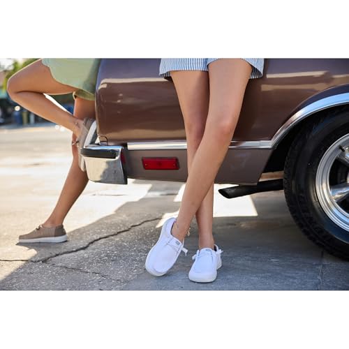 Image of HEYDUDE Women's Wendy Stretch Sox Slip On Loafer | Lightweight Stretch Mesh Easy On | Elastic Laces, Sock Like Fit
