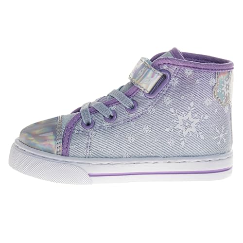 Disney Princess Minnie Mouse Frozen Encanto Hightop Sneakers - Snow White Ariel Elsa Maribel Minnie Ankle Shoes (Sizes: 6-12 Toddler - Little Kids)2