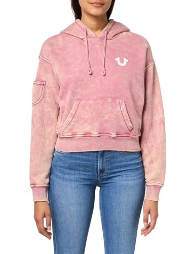 True Religion Washed Old Multi SRS Hoodie au Style Délavé Unique pour Femme