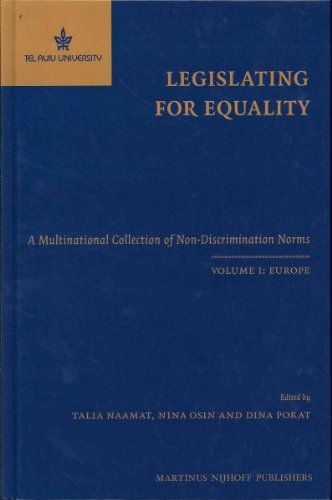 Legislating for Equality: A Multinational Collection of Non-Discrimination Norms: Europe (1)