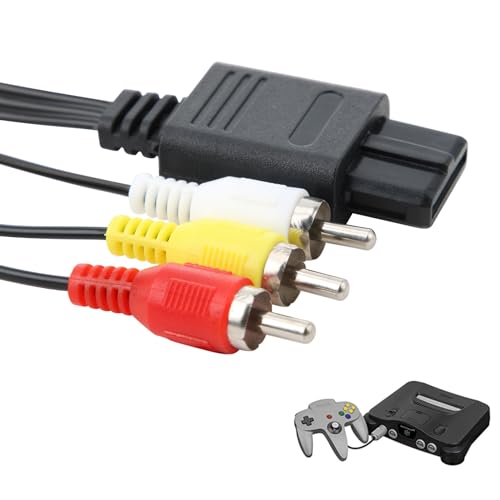 Chiarezza del segnale superiore: il nostro cavo AV N64 presenta un involucro in PVC e filo di rame di alta qualità, garantendo la migliore chiarezza del segnale per un'esperienza di gioco eccezionale.