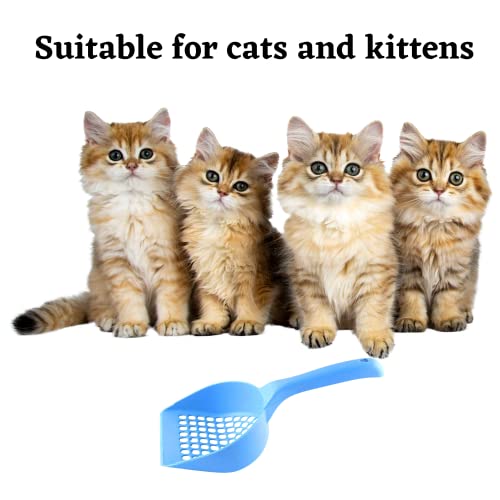 Image of Foodie Puppies Durable (Cat Scooper) Litter /Poop Scooper - (Color May Vary) | Easy to Scoop, Comfortable Grip Handle | Scoop Cum Shovel Suitable for Cats, and Kittens (Pack of 2)