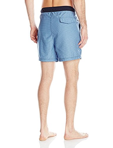 Nautica Men's Quick Dry Micro Geo Print Swim Trunk4