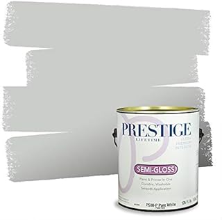 PRESTIGE Interior Paint and Primer in One, Sea Wall, Semi-Gloss, 1 Gallon