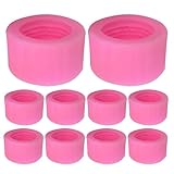 BESPORTBLE 10 Stück Pack 3D Macaron Silikonform Lebensmittelecht Flexibel Antihaftbeschichtet Backform für Fondant Kekse Cupcake Topper Selbstgemacht Kerzen Wachsschmelzen Vielseitiges