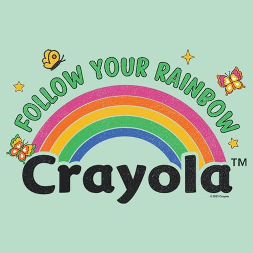 Girl's Crayola Follow Your Rainbow Logo T-Shirt2