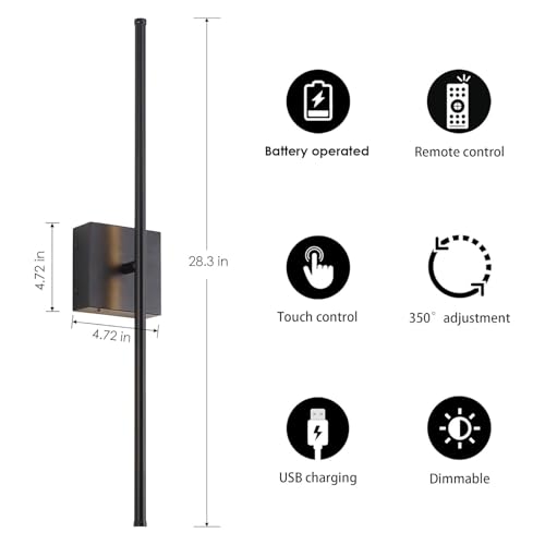 Luz de pared USB sin cables para iluminar zonas oscuras sin hacer obras en casa 5