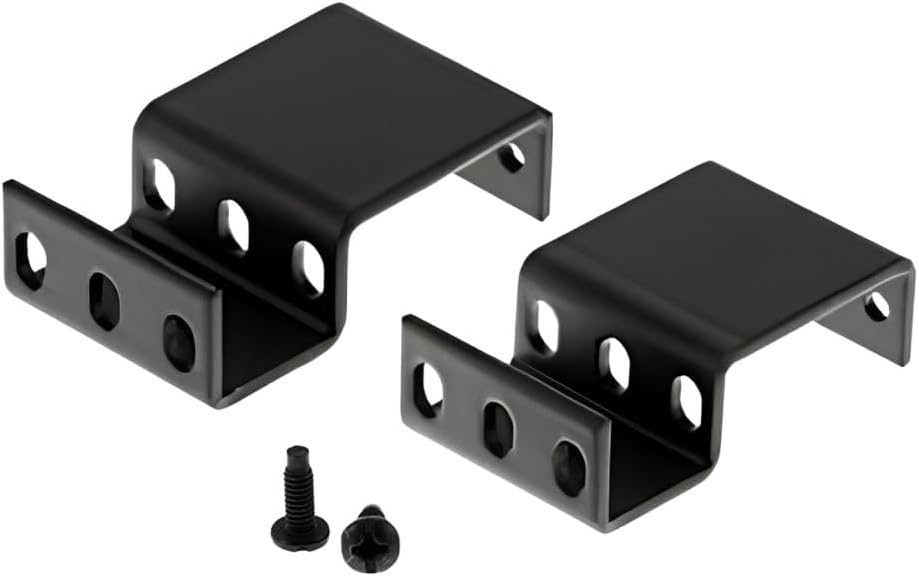 CablesAndKits - 1RU Recessed Rack Adapter - 3" Extension/Recess from Face of Rack - 25 lb (11 kg) Weight Capacity, 12 Gauge Steel - Rail Depth Adapter for Computers, Servers or Network Equipment
