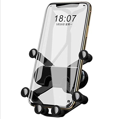 Gravity Car Phone Mount, Car Phone Holder,Auto-Retractable Bracket for Car Air Vent, Stable Car Cradle 360 ° Adjustable Car Phone Holder for 4.0-6.5 inchs Phone Stands