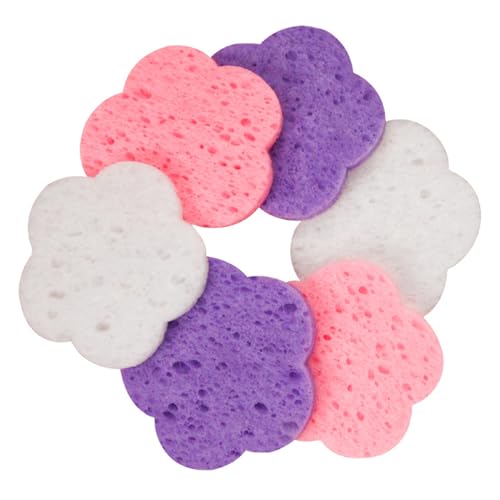 Esponja Facial | 30 Uds. Almohadillas En Forma De Flor Comprimida Natural,Esponjas De Limpieza Facial,Para La Rutina Diaria De La Noche Y Viaje Adecuado Para La Piel Sensible