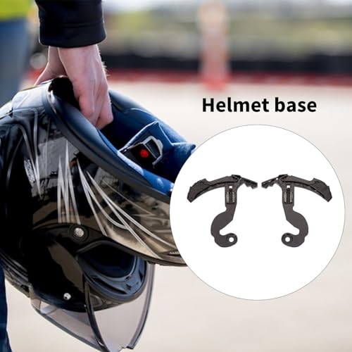 Kit plaque de base robuste pour visières de casque de moto modulable FF399