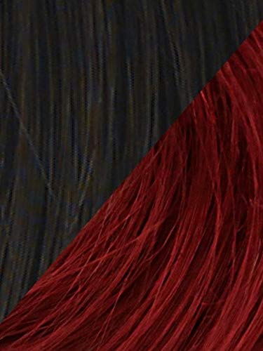 Color Splash Hair Wrap Color R4 - RED WINE Hairdo 5.5" Length Natural Tone Bursting Highlighted Ends Heat Friendly Tru2Life Synthetic