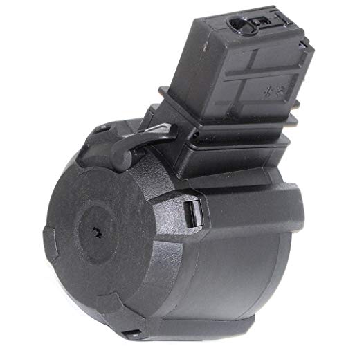 Airsoft Softair Battleaxe 1400rd Elektrische Trommel Mag Drum Magazine für...