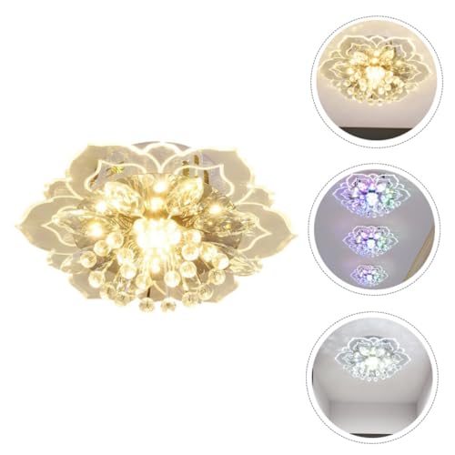 Lampe de plafond cristal luminaire moderne salon couloir maison - 6