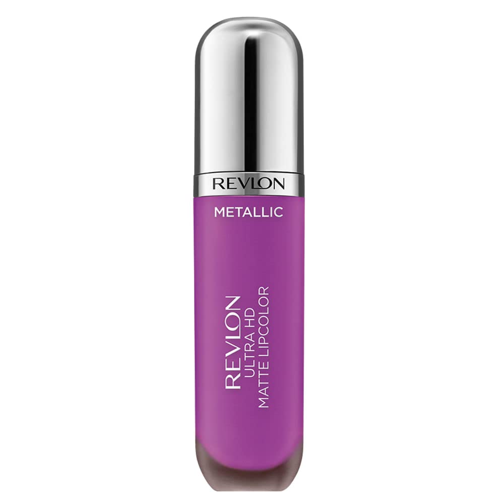 Revlon Ultra HD Metallic Matte Liquid Lipcolor, Liquid Lipstick, Dazzle Ultra HD Metallic Matte HD Dazzle
