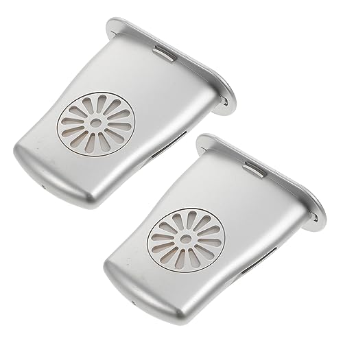 ibasenice 2個 ギター加湿器 ポータブル アコースティックギター 穴 針 小さい ために 音 ギター除湿機 楽器アクセサリー 楽器加湿器 サウンドホール加湿器 Silver プラスチック