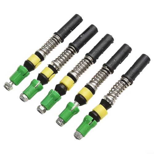 Piezas de repuesto de bloqueo interno para bastones de senderismo, 5 unidades con soporte de amortiguación de resorte diseñado para tubos de poste de fibra de carbono de 12 mm, 14 mm, 16 mm (para tubo