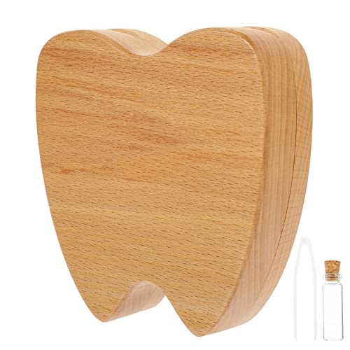 Boîte à dents de lait en bois Healvian pour bébé - 2