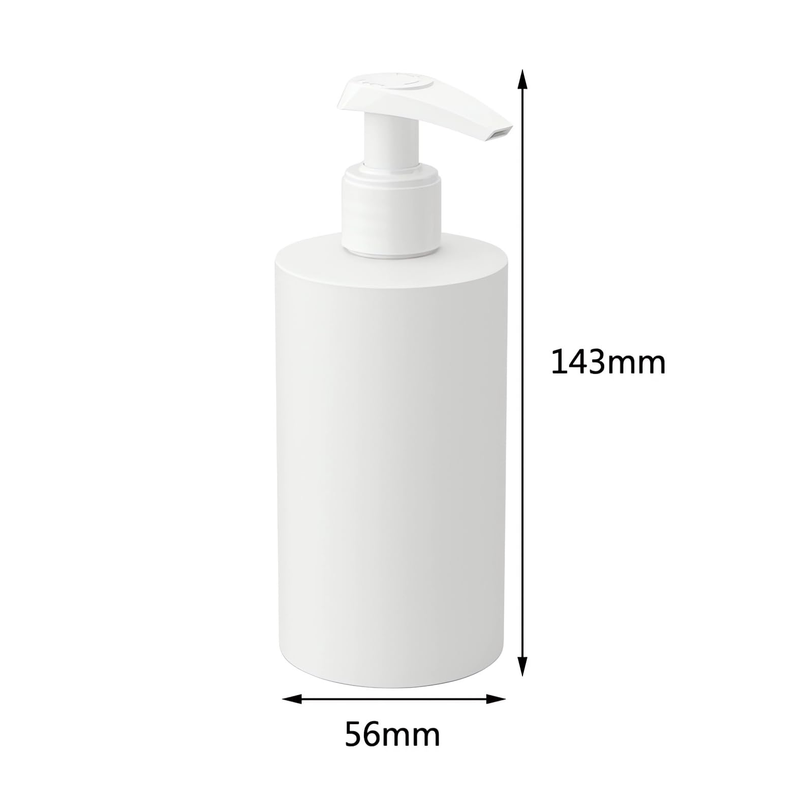 24 Pezzi 200ml flaconi vuoti da Bianco, ricaricabili, in plastica da viaggio, per lozione e shampoo Cosmetica Bottiglie con Pompa Flaconi di Lozione