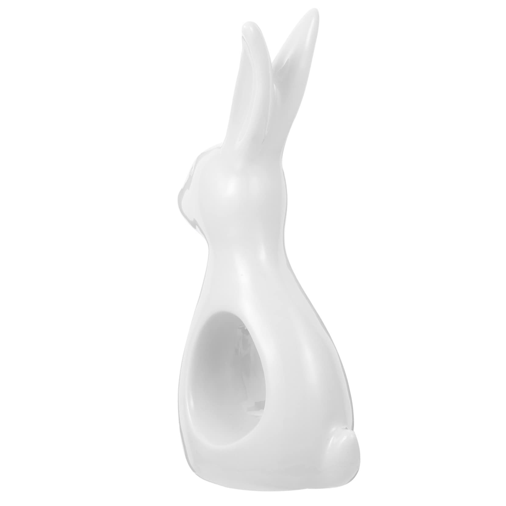 MAGICLULU Coniglio in Ceramica Statuina Di Coniglio Decorazione Da Tavolo Statuine Di Conigli Decorazioni Di Conigli Ornamenti Pasquali