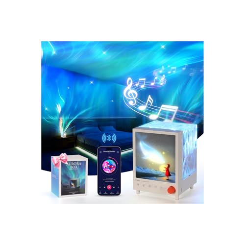 Save $12 on TOBTOS Northern Lights Projector with Bluetooth & White Noise