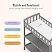 Dream On Me Emily Changing Table In Steel Grey, Comes With 1