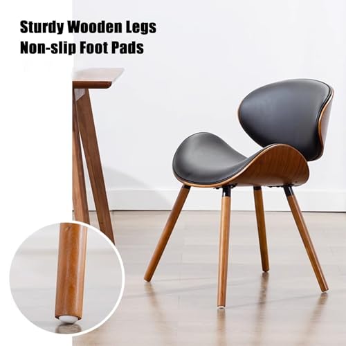 Silla de comedor tapizada fácil de limpiar con patas estables 8