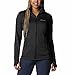 Columbia W Park View Grid Fleece Full Zip, Giacca in Pile Grid con Cerniera Corta, Donna, Nero (Black Heather), XS