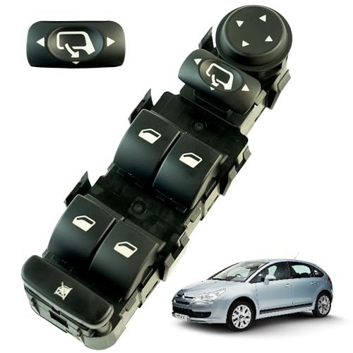 Arregla tus elevalunas: botonera Citroën C4 conductor con retrovisores abatibles