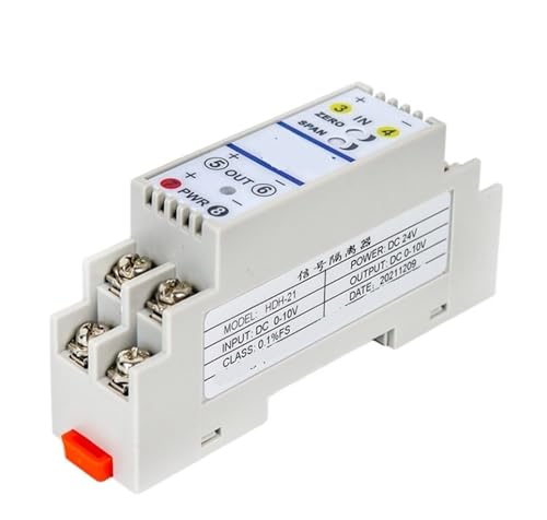 �����M���A�C�\���[�^ �A�i���O���͏o�͓d����d���ɕϊ�����420mA���[��DIN���W���[��(-10-10V INPUT_4-20MA OUTPUT)