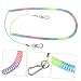Happyyami Lost Rope Fishing Elastic Band Heavy Duty Safety Rope Lanyard for Outdoor Sports Angling Pole Lanyard