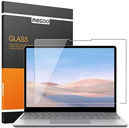 Megoo Surface Laptop Go 2 12.4" 2022 released Glass Screen Protector,Scratch Resistant/Easy Installation/9H Hardness/Ultra Clear Tempered Glass Compatible for Microsoft Surface Laptop Go