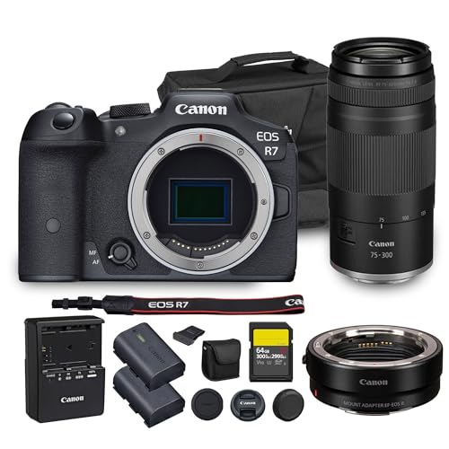 Canon EOS R7 Mirrorless Camera Kit with Lens