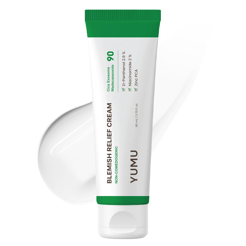 Amazon.com: YUMU Cica Exosome Zinc Blemish Relief Cream, Face