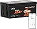 LiTime 3 Pack 36V 100Ah Lithium Trolling Motor Battery with Bluetooth 5.0, Low-Temp Protection LiFePO4 Battery, Built-in 100A BMS, 5000+ Deep Cycles, Perfect for Yachts, Marine, Boats, RV, Home