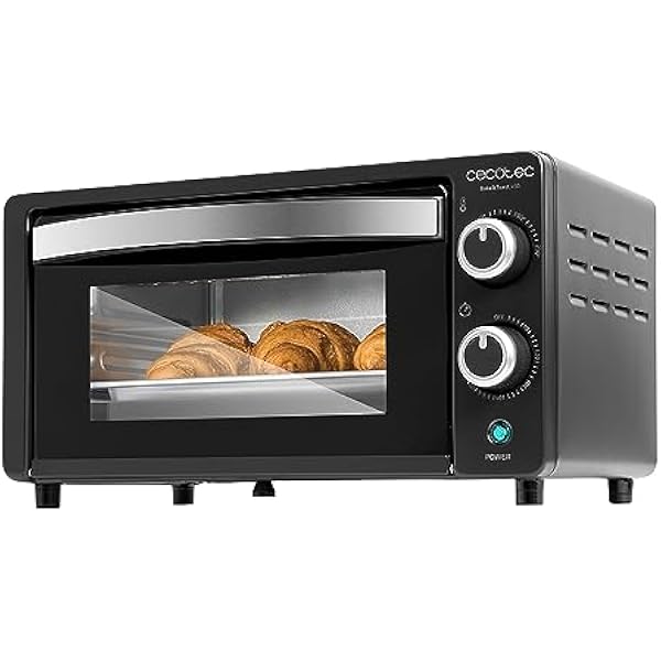 Cecotec Piekarnik stołowy Bake&Toast 1090 Black, 10 l, 1000 W, Timer 60min, Regulowana temperatura do 230ºC, blacha do pieczenia, grill i uchwyt z pincetą