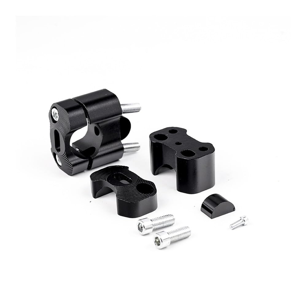 Moto Pinces Montage Guidon 1 Paire De Colliers Serrage pour Guidon Moto Tout-Terrain 22 Mm Et 28, Adaptateur pour Rehausseurs 7/8" 1-1/8"