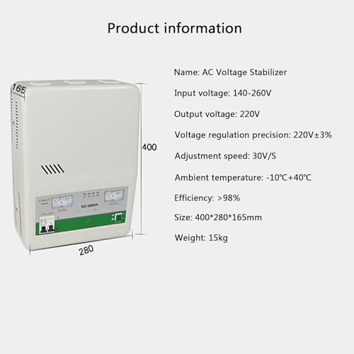 Régulateur de tension CA 5000W pour protection électrique maison - 3