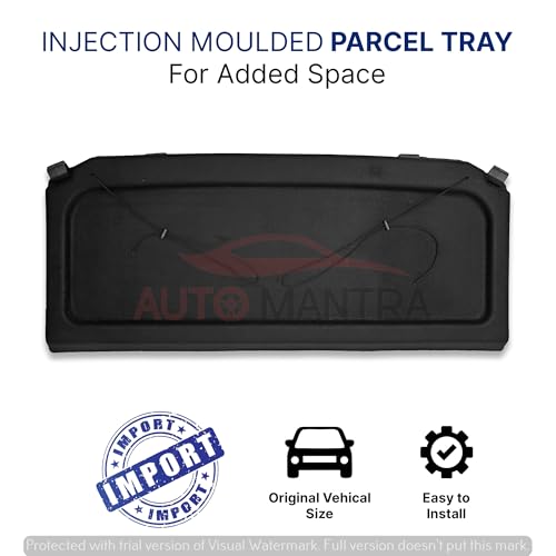 Image of Car Parcel Tray Diggi Luggage Tray in Perfect Fitting Compatible for Brezza 22