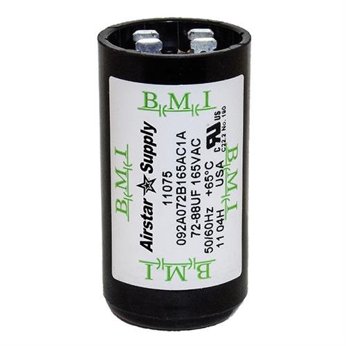 72-88 uF x 165 VAC - BMI/USA Start Capacitor