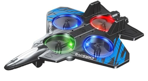 Image of V32 Foam Remote Control Airplanes RC Planes for Kids Adults 8-16, RC Airplane Fighter Jet with Light, 360 Flip Fighter Jet Toys, Stunt Roll, Airplane Toy Gifts for Kids Boys