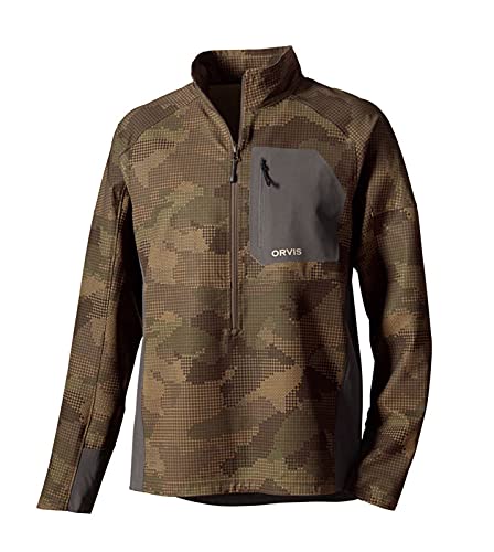 Image of Orvis Pro Lightweight Softshell Hoodie and Pullover for Men - Athletic Shell with DWR Finish, Breathable, Adjustable Hem