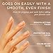 Côte Beauty Nail Strengthening Base Coat, Smooths Nails with Horsetail Extract, Vegan, Cruelty-Free, Fast Drying Nail Strengthener Base Coat, Primer for Polished Nails, 0.27 fl oz (8 ml)