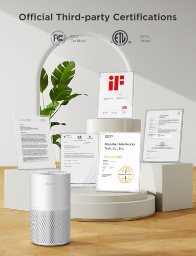 Image of GoveeLife Air Purifiers for Home, Smart Air Purifier for Large Rooms with App & Alexa Control, Detachable Pre-filter, Covers up to 1162ft, Sleep Mode for Pet Hair, Pollen, Dust and Smoke