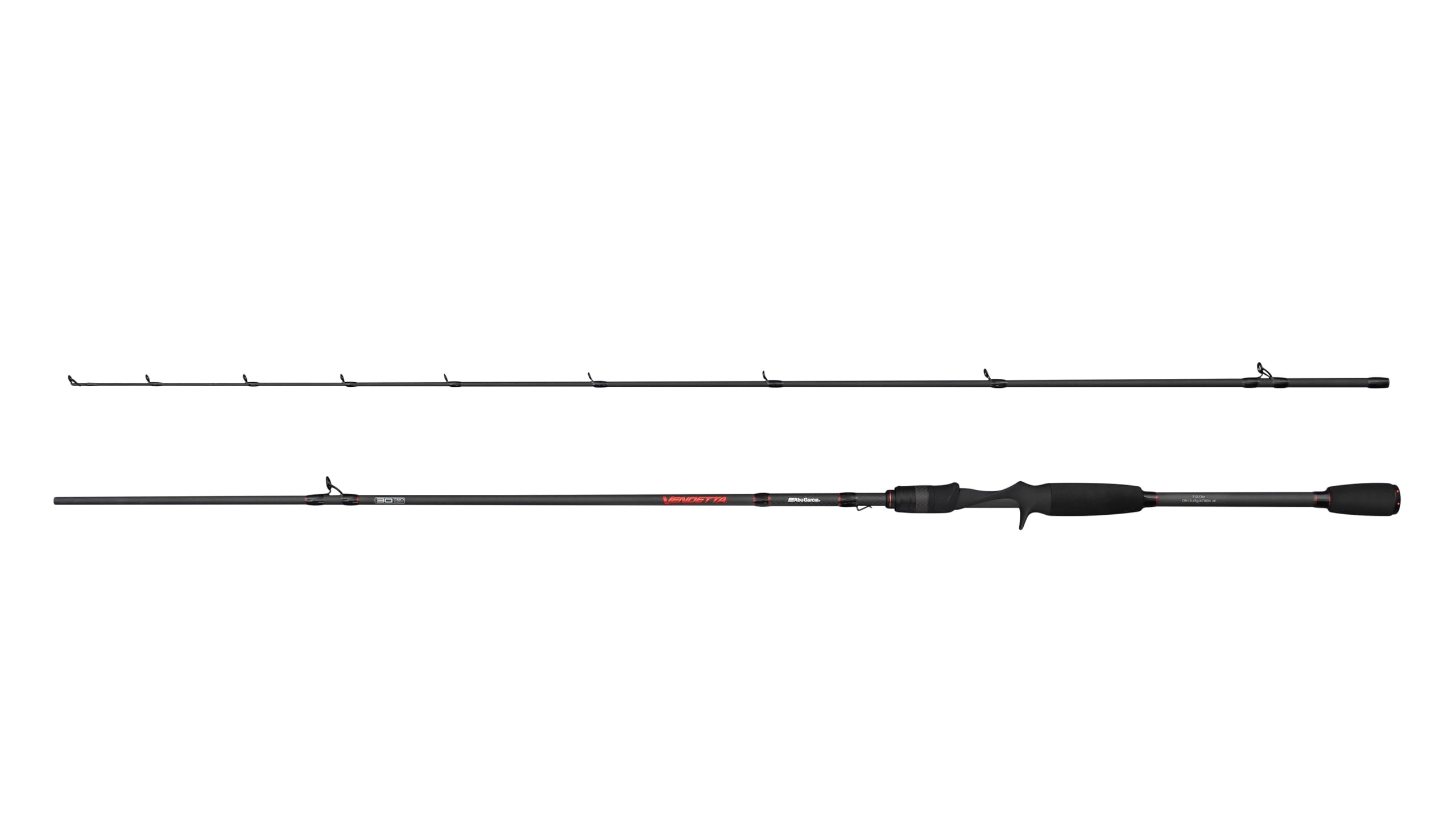 Abu Garcia Vendetta Canne à Lancer | Canne à leurre pour prédateurs d'eau Douce | Blank en Carbone à Action Rapide | Anneaux Anti-emmêlement | Légère et Sensible | Options Multiples
