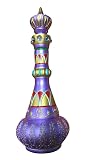 Magic genie bottle beautifully decorated Purple