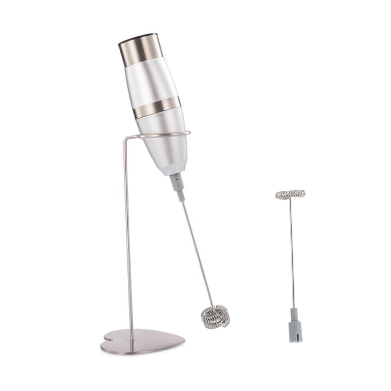 LABRIMP Espumador Eléctrico De Leche Usb Batidora Espumadora Manual Acero Inoxidable Sin Batería Para Uso Casa o Café