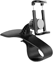 Suporte de telefone para carro, suporte de encaixe no painel, suporte universal para celular de navegação GPS, antiderrapante à prova de choque, operação estável com uma mão, sem agitação (preto)